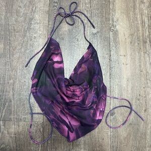 SOLD White Fox Crop Top